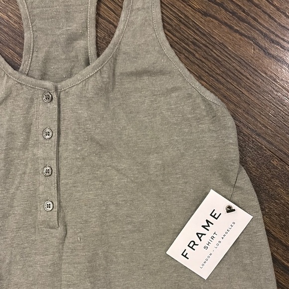 NWT- Frame Women's Green Tank Top (size Small) - Picture 4 of 5